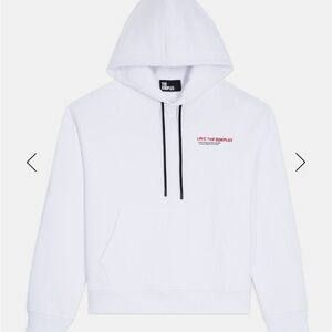 The Kooples Graphic White Hoodie